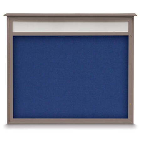 United Visual Products Double Door Enclosed Indoor Letterboard UV11255-GOLD-BURGUNVL